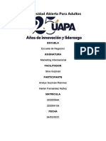 Tarea 2, Marketing Internacional