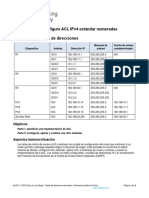 5.1.8 Packet Tracer - Configure Numbered Standard Ipv4 Acls - Es XL