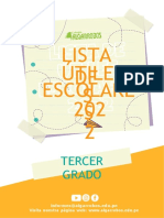 LISTA-DE-UTILES-2022-TERCER-GRADO Algarrobo