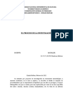 Ensayo Proceso de Investigación