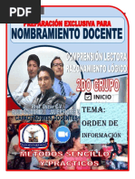 Orden de Información Dia 21 A