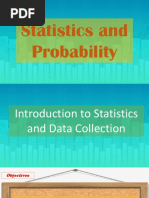 Introduction To Statistics and Data Collection