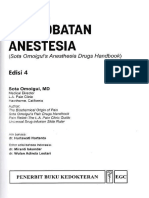 Buku Saku Obat-Obatan Anestesia Edisi 4