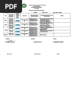 Highschool Department Synchronous and Asynchronous Activity Log