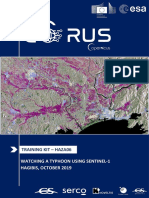 Watching A Typhoon Using Sentinel-1