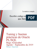 Buenas Practicas PLSQL