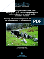 Actas Del Congreso Internacional Sobre Megalitismo y Otras Manifestaciones Funerarias. Contemporáneas en Su Contexto Social Económico y Cultural