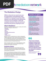 Mediation Pledge