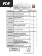 Boleta de Información - 2020: Calif. Final Del Área Eval. de Recuperación