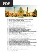 Ancient India Study Guide