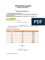 Ejercicios de Varianza