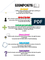 Notice & Note Signposts For Reader's Notebook