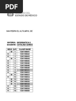 Calificcaciones de Informatica Primero II Segunda