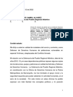 Derecho de Peticion Nigrini Act