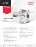 Fichas Técnicas Laminadoras MK600