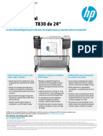 Caracteristicas Plotter HP Designjet t830