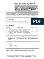 TDR - Servicio de Mantenimiento de Los Servicios Higienicos Terminal Terrestre