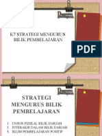 K 7 Strategi Mengurus Bilik Pembelajaran