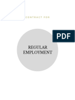 Contract: Regular Employment