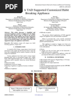 Tongue Cave A TAD Supported Customized Habit Breaking Appliance