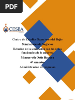 Relacion de La Simulacion Con Las Areas Funcionales de La Empresa