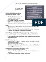 ART2005-SEM2-A-2122: Northern Renaissance Art: Friday 18 February Assignment Title: What Were The Main