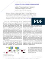 Resonant Excitation of Coherent Cerenkov Radiation in Dielectric Lined Waveguides