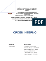 Orden Interno