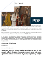 Cómo Rezar El Via Crucis