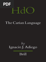 Carian Language (Adiego)