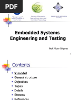 Embedded Systems Engineering and Testing: Prof. Victor Grigoras