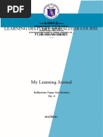 Study Notebook: LDM 2 Learning Delivery Modalities Course For Teachers