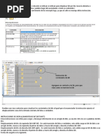 Instrucciones de Desplazamiento