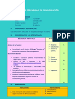 Sesion de Aprendizaje de Acentuación