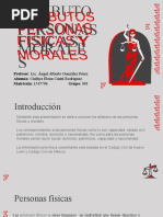 1.1 - Presentación en Power Point Sobre Los Atributos de Las Personas Físicas y Morales.