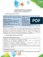 Syllabus Del Curso Introducción A La Agronomía