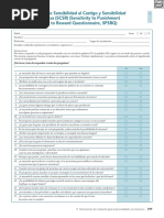 Cuestionario de Sensibilidad Al Castigo y Recompensa (SPSRQ)