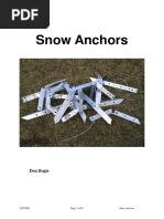 Snow Anchors