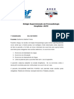 Relatório de Estágio de Fonoaudiologia Hospitalar