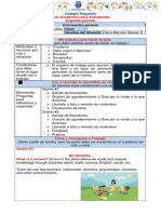 Guía de Social Studies 1° Segundo Periodo