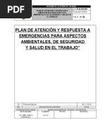 Plan de Respuesta A Emergencias