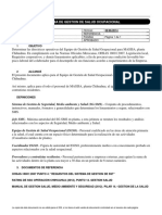 Manual de Gestion de Salud Ocupacional