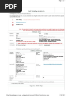 Job Safety Analysis: JSA Basic Data