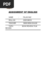 0 - Assignment of English