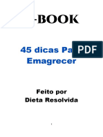 45 Dicas para Emagrecer