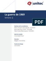 Tarea Grupo 5. La Guerra de 1969.