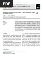 Intra-Annual Variability in The Performance of An Oscillating Water Column Wave Energy Converter