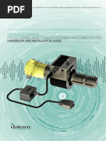 Datum Electronics: Pto 420 Series Shaft Torque & Power Monitoring System Handbook and Installation Guide