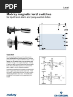 Horizontal Float Level Switches Mobrey