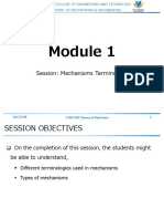 Mechanisms Terminology